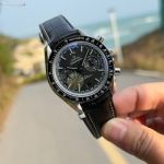 Omega Speedmaster 44.25MM Diameter Luminous Coating 9900 Movement Black Strap Watch